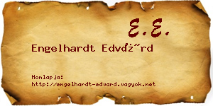 Engelhardt Edvárd névjegykártya